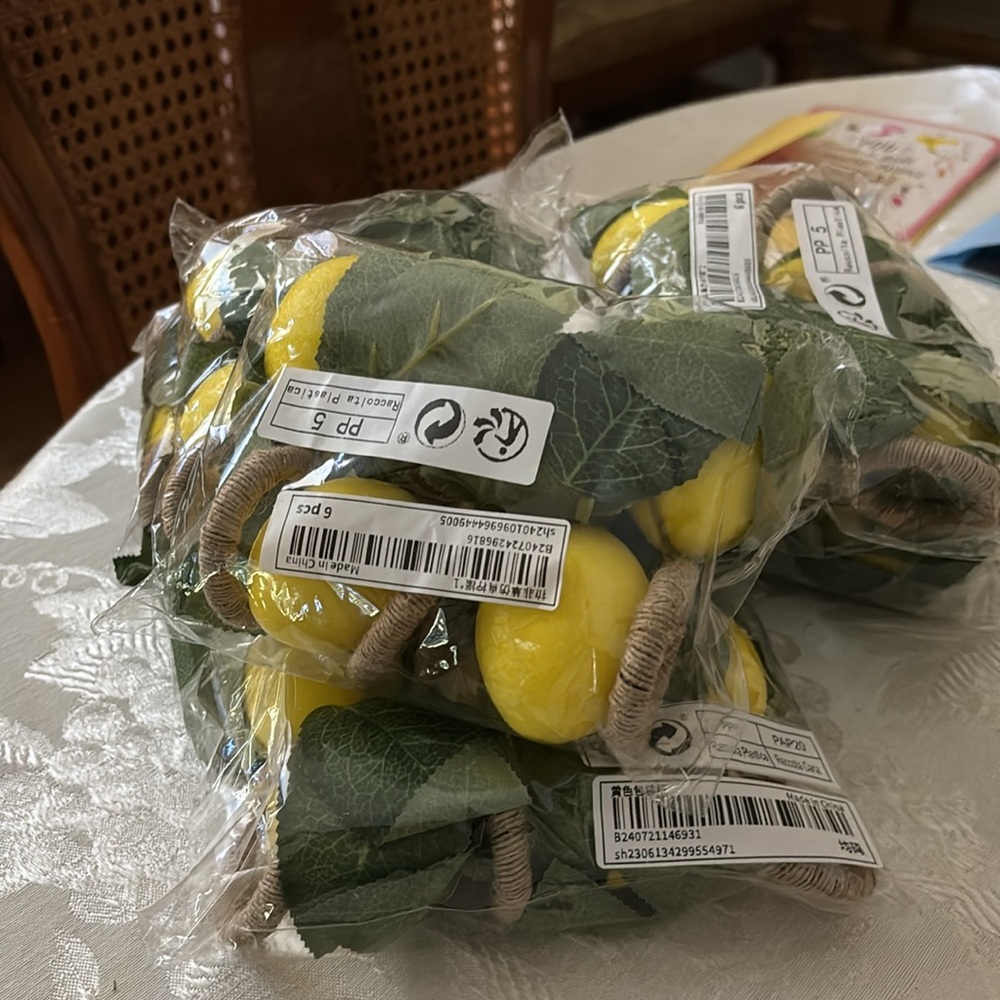 Napkin holders - lemons